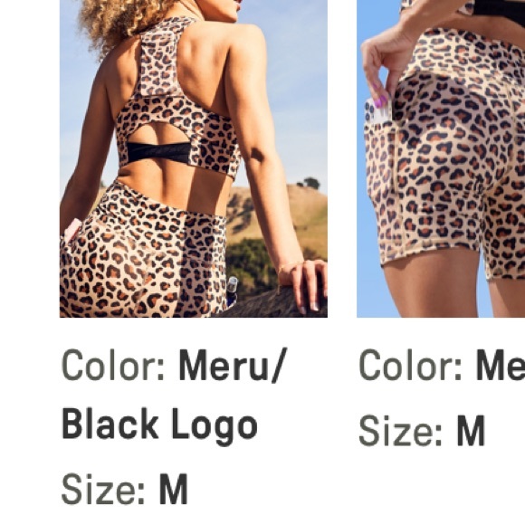 Fabletics Leopard Midi Sports Bra - Picture 5 of 5